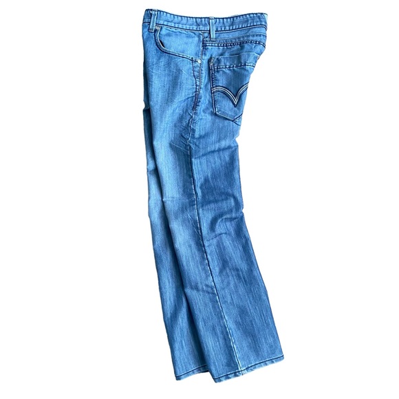 Levis SilverTab Bootcut Jeans 32 x 32 Western Lightwash Blue Gray Color Y2K - Picture 3 of 12